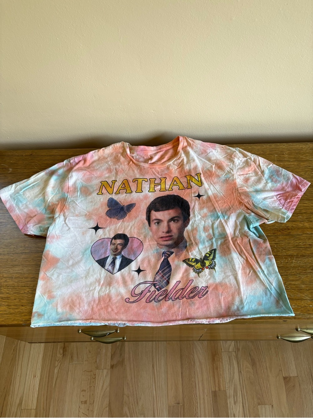 Nathan Fielder Tie-Dye Graphic Tee - Pastel